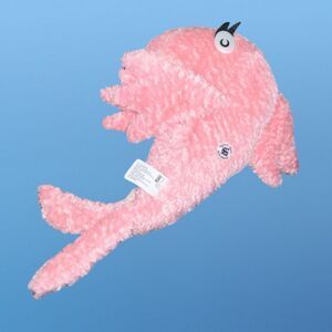 Dr Seuss Cat in the Hat Pink Fish Official Movie 13" Kohls Cares Plush Stuffed